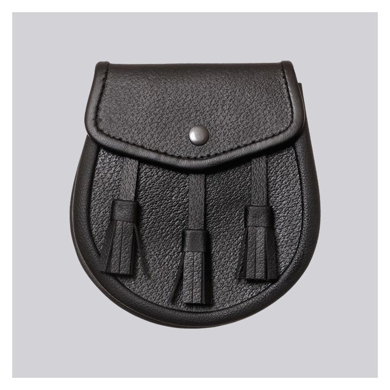 Black Leather Sporran
