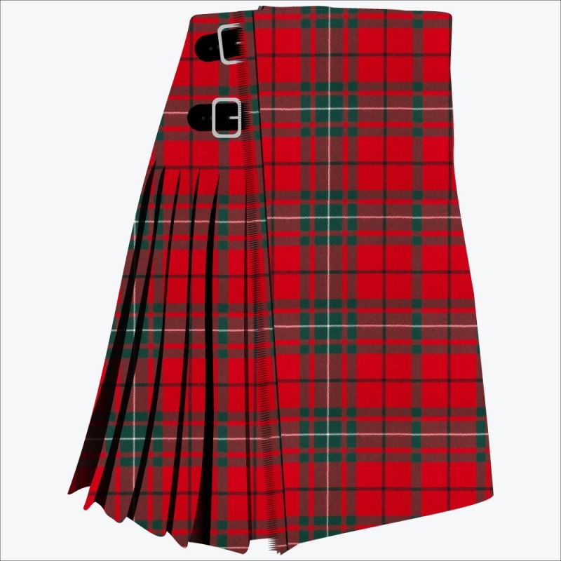 MacAuley-Red-Modern-Tartan-Kilt