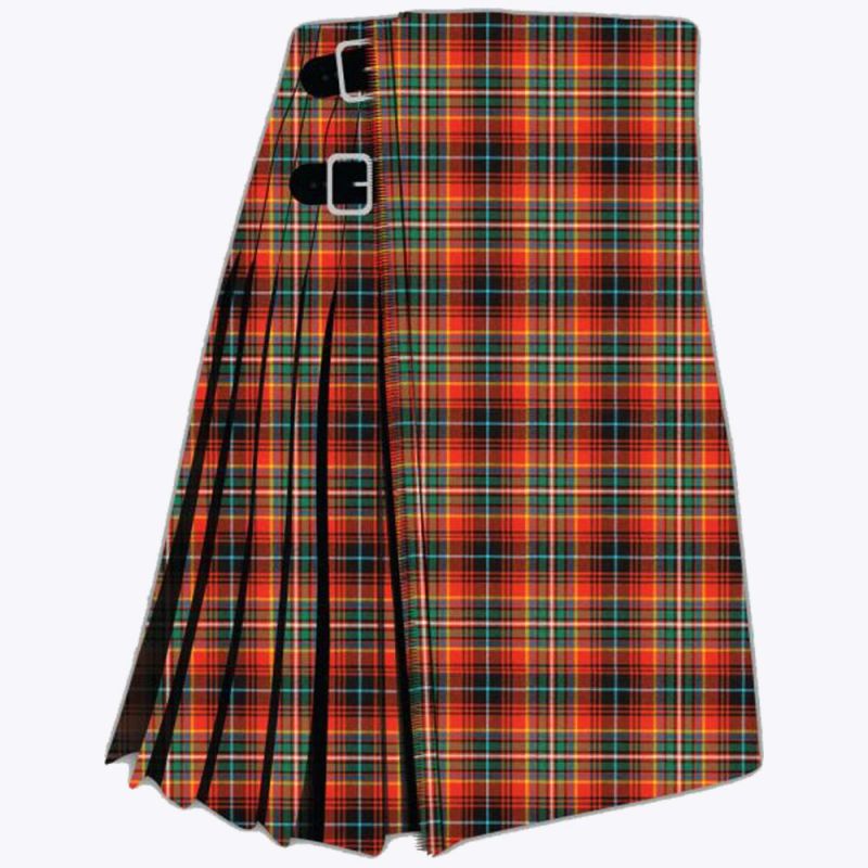Clan Macinnes Red Ancient Tartan Kilt