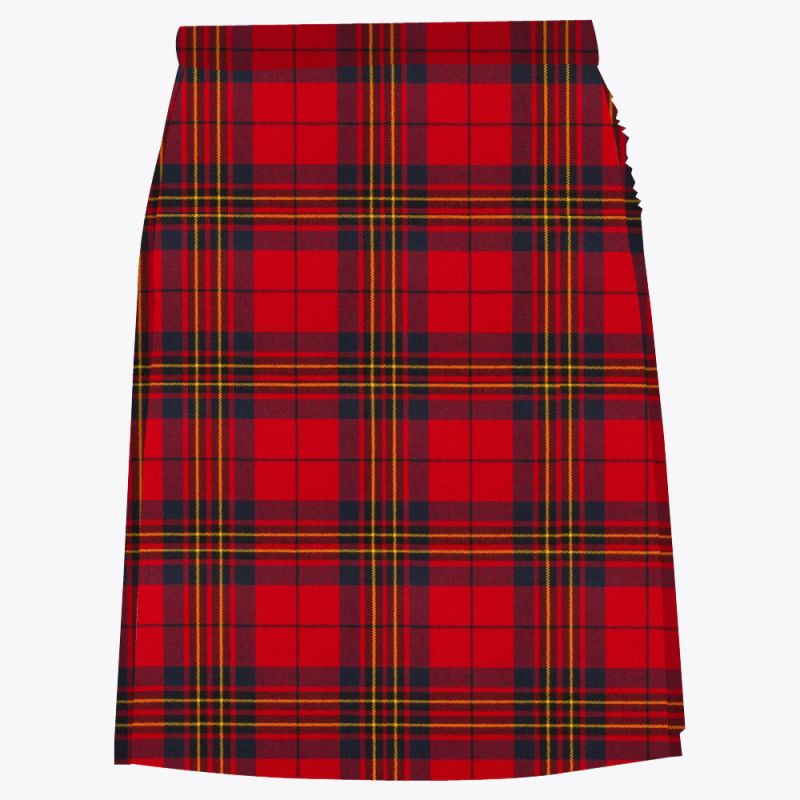 Red Leslie Women Tartan Kilt