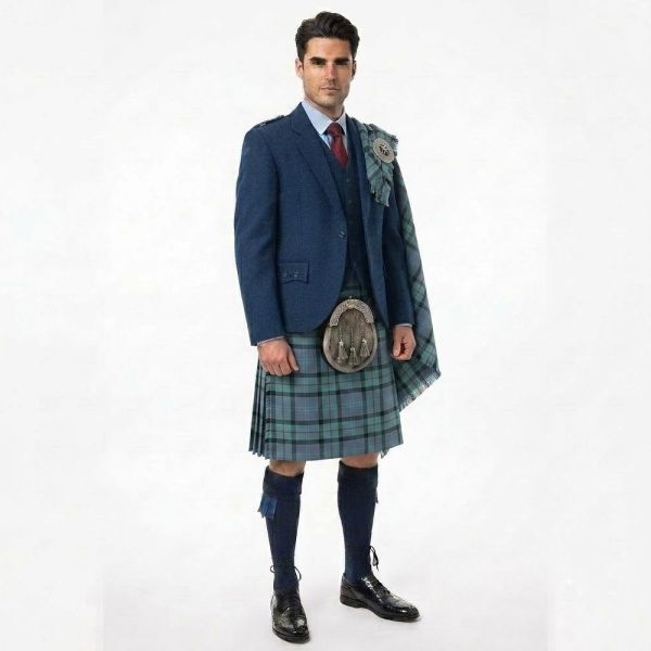Gunn Hebridean Tartan Kilt Outfit Tweed  Jacket