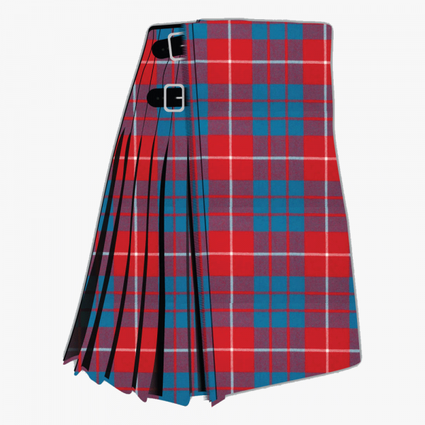 Hamilton Red Modern Tartan Kilt