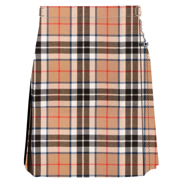 Thompson Camel Women Tartan Kilt