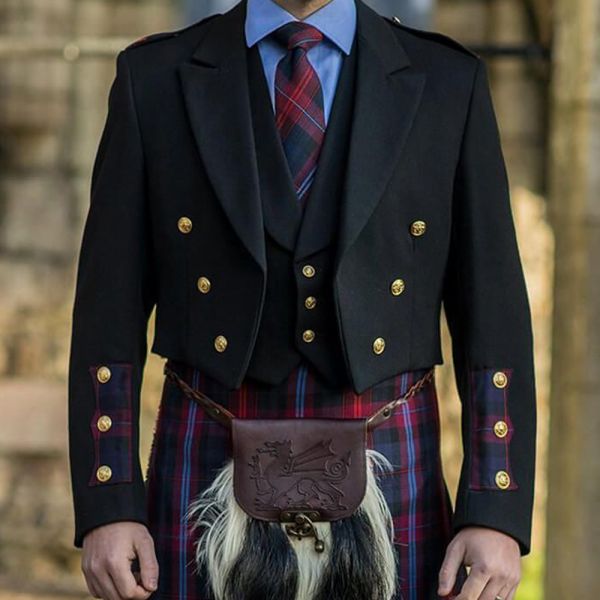 Welsh Prince Charlie Kilt Jacket and Vest